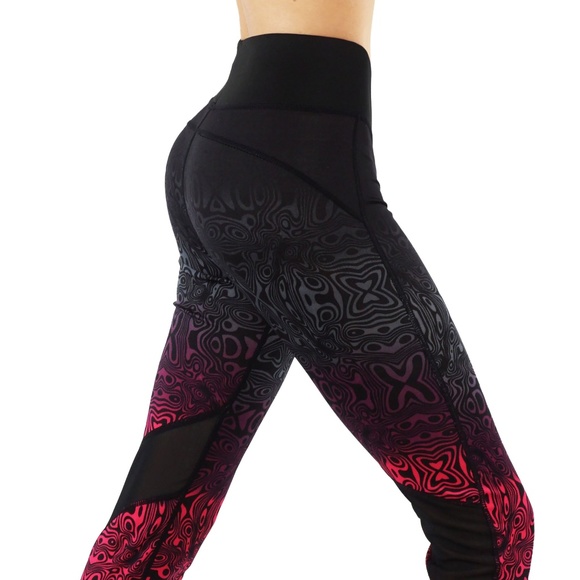 Yoga pants workout leggings LY6219-Pik - Picture 2 of 7